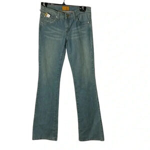 Y2K, James jeans ,women size 27. Light wash,low rise,bootcut,made USA ,140$NWT